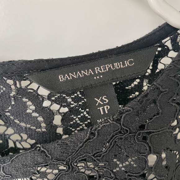 Banana Republic black lace top - Picture 2 of 2